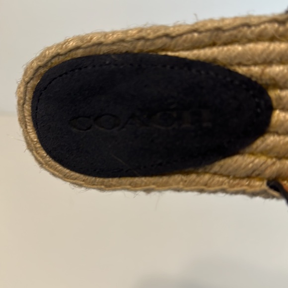 Coach Claudia blue Espadrille Size 9B - Picture 5 of 6